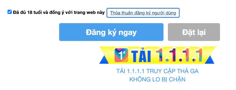 Hoàn thành đăng ký