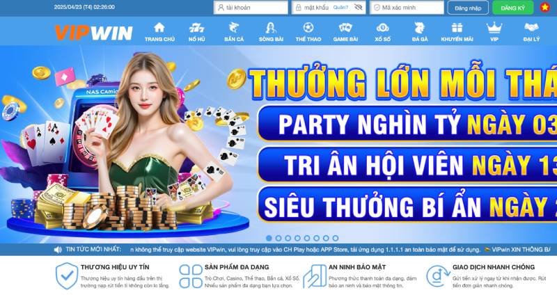 Truy cập trang đăng ký VIN777